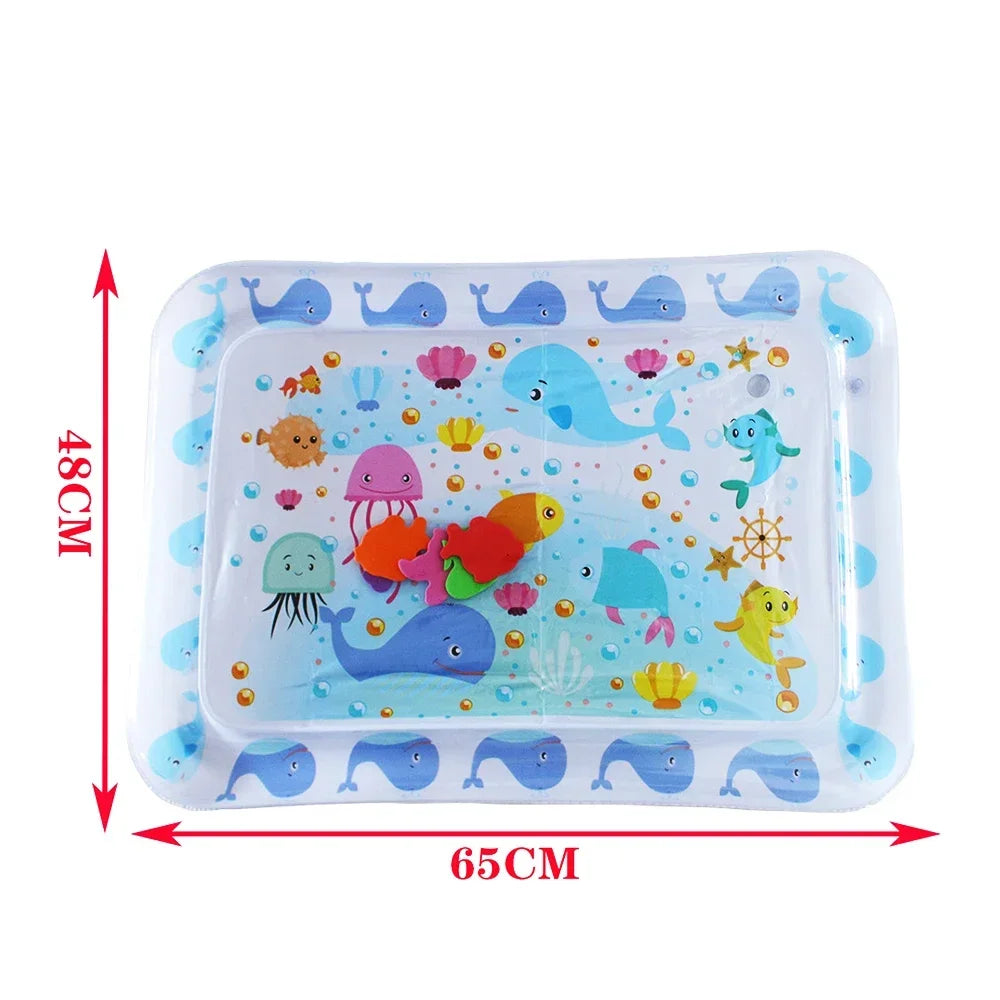 Inflatable Tummy Time Water Play Mat for Infants