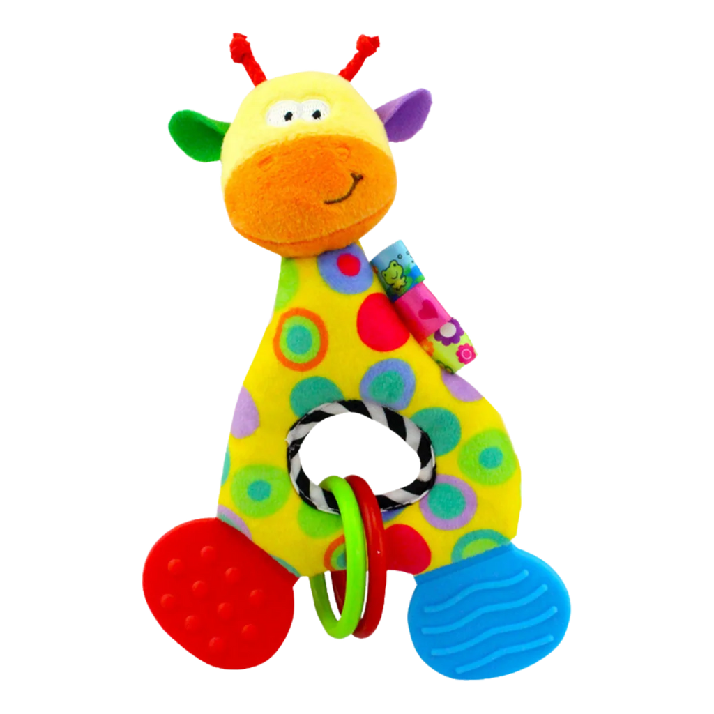 Giraffe Stuffed Plush Teether Doll for Newborns