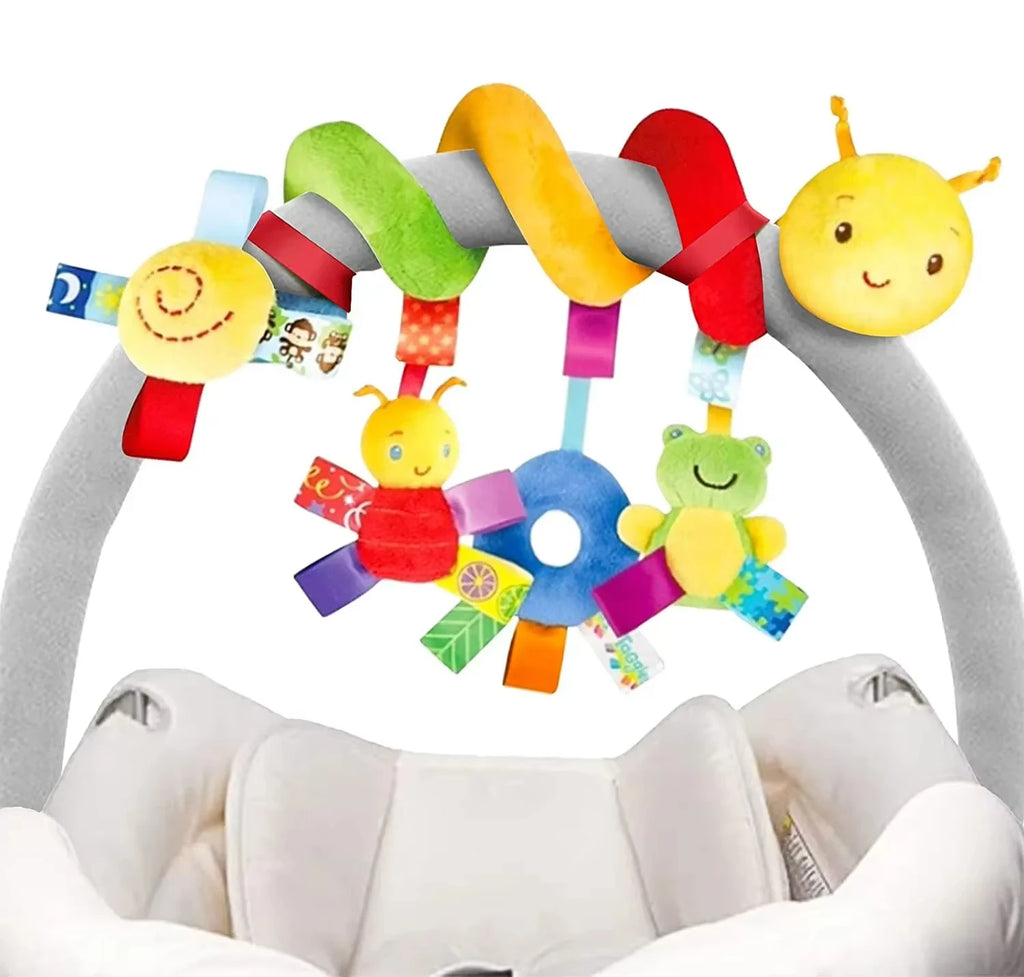 Baby Crib Hanging Rattle Toys with Stroller Spiral Mobile
