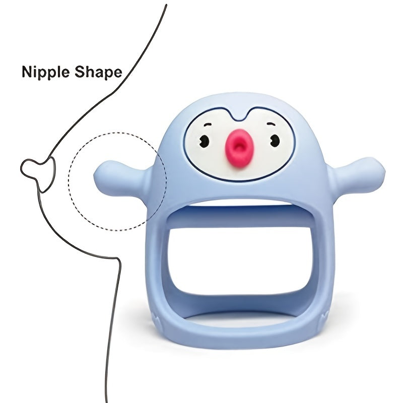 Never-Drop Silicone Teether Pacifier for Newborns