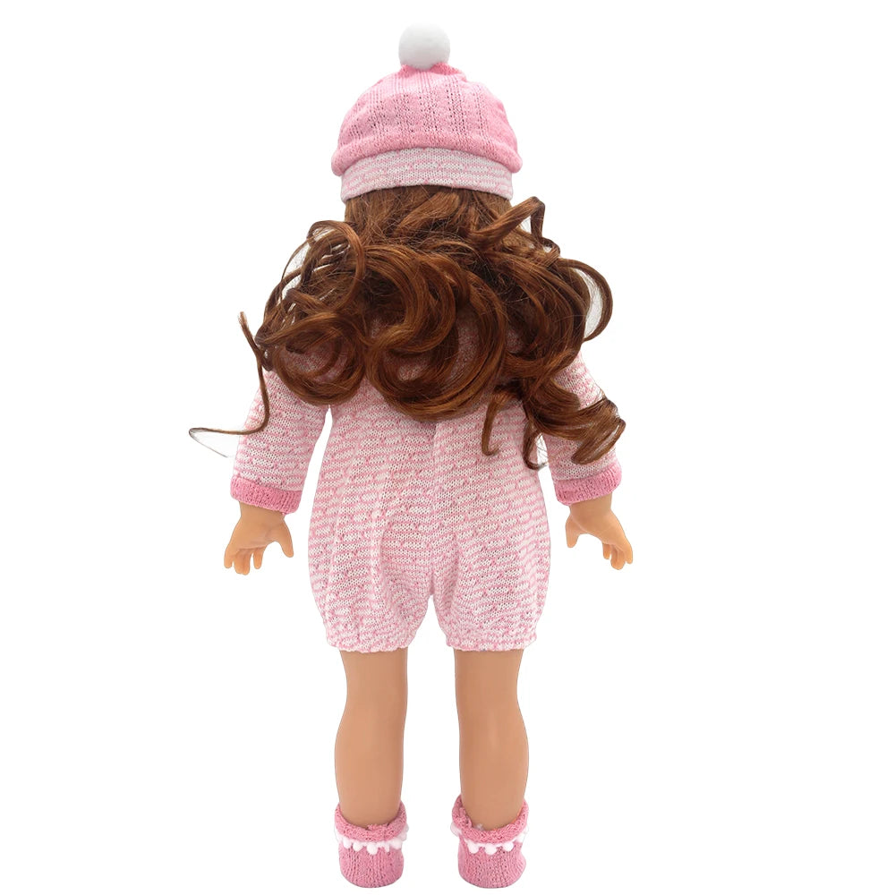 Baby Doll Outfits Set with Shoes for 13-18 Inch Dolls