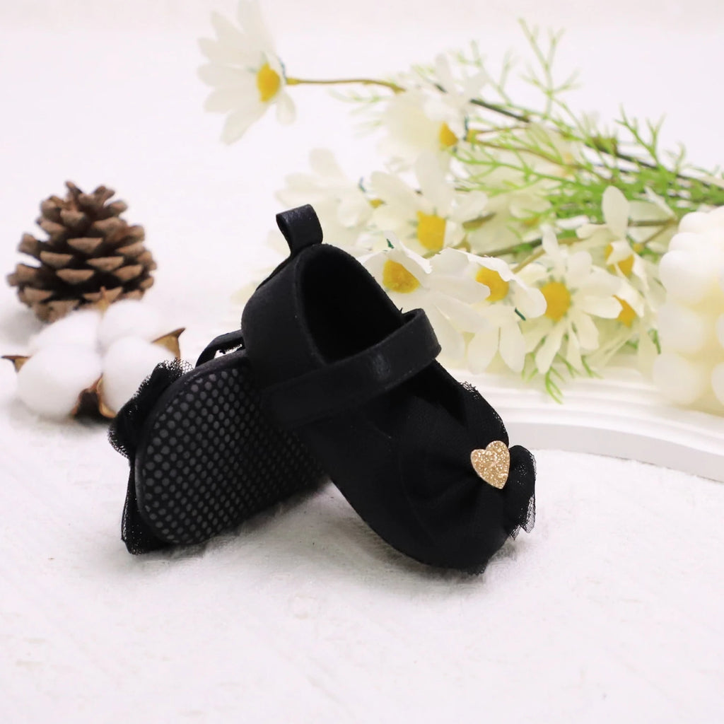 Baby Girl Princess Shoes | Breathable Non-Slip Lace Fashion First Walkers