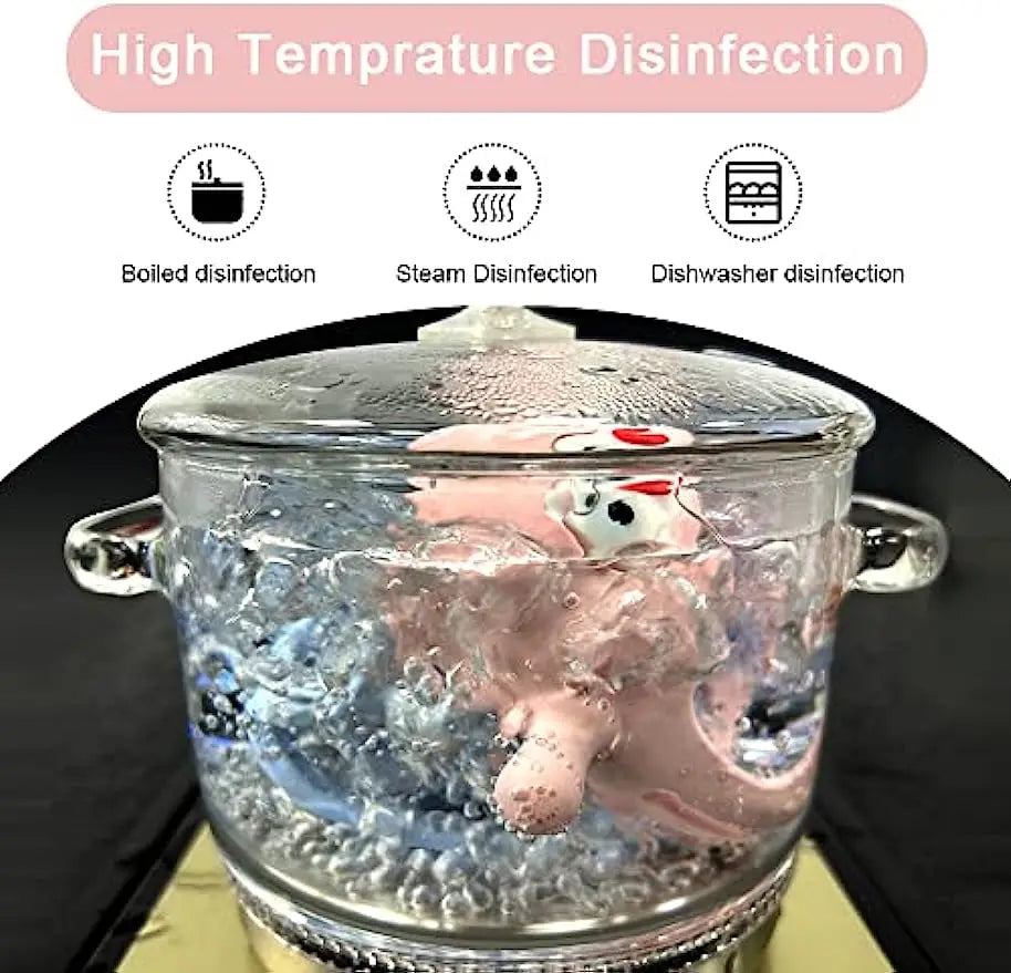 Never-Drop Silicone Teether Pacifier for Newborns