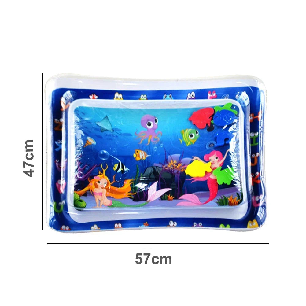 Inflatable Tummy Time Water Play Mat for Infants