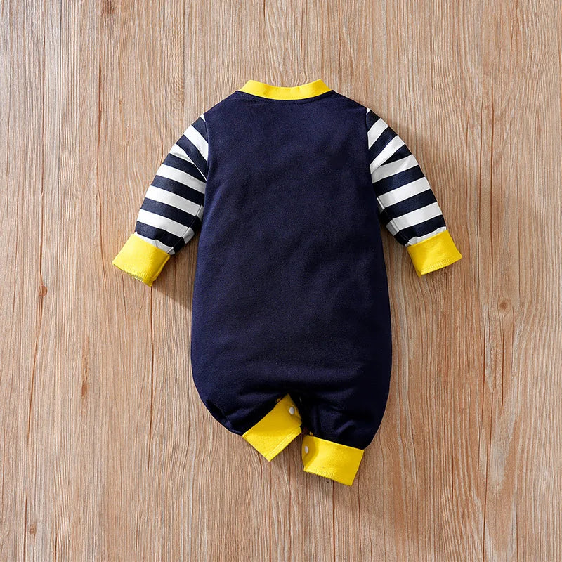 Baby Cartoon Knit Crawling Jumpsuit (0-18M)