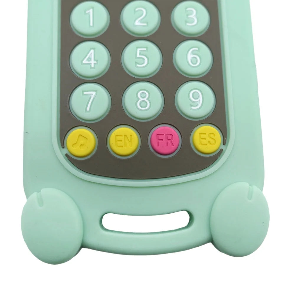 Baby Teether Toy Realistic Cartoon Remote Control
