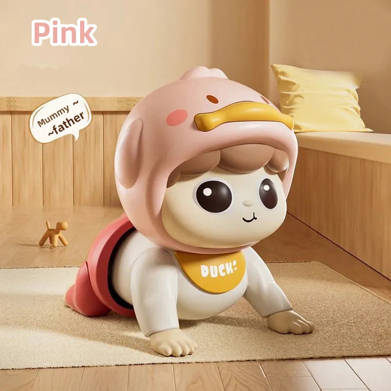 Crawling Guidance Musical Doll Toy for Babies 0-12M