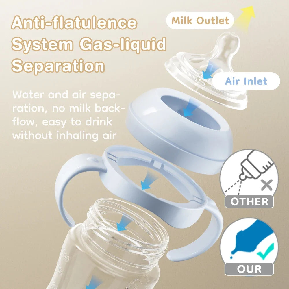 BPA-Free Baby PP Bottle with Handle 150/240/330ML
