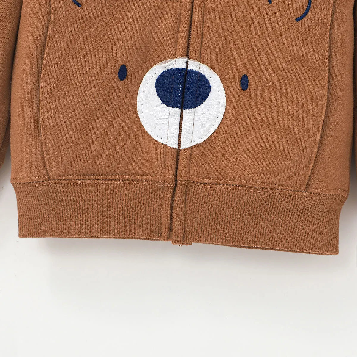 Baby 3-Piece Hooded Coat, Romper & Trousers Set