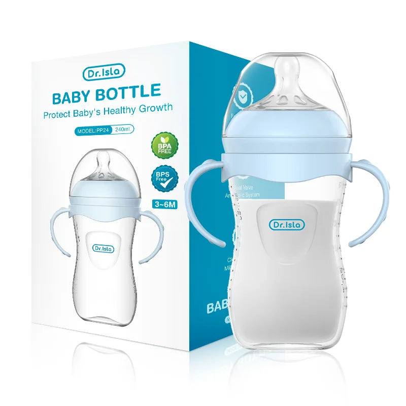 BPA-Free Baby PP Bottle with Handle 150/240/330ML