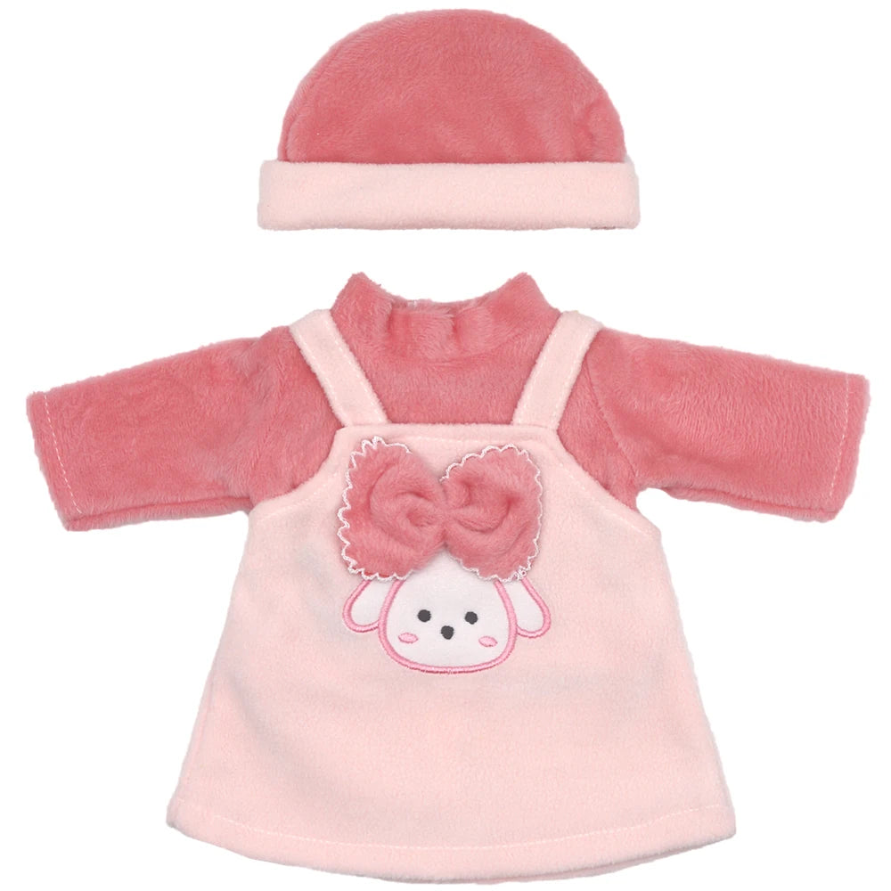 Baby Doll Outfits Set with Shoes for 13-18 Inch Dolls