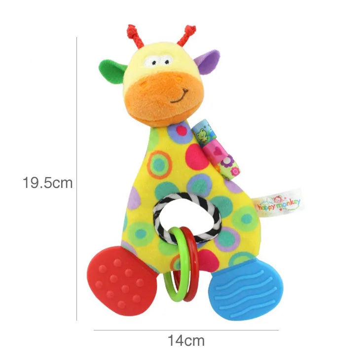 Giraffe Stuffed Plush Teether Doll for Newborns