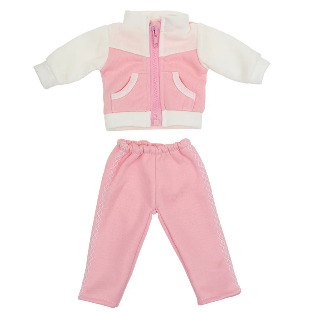 Baby Doll Outfits Set with Shoes for 13-18 Inch Dolls