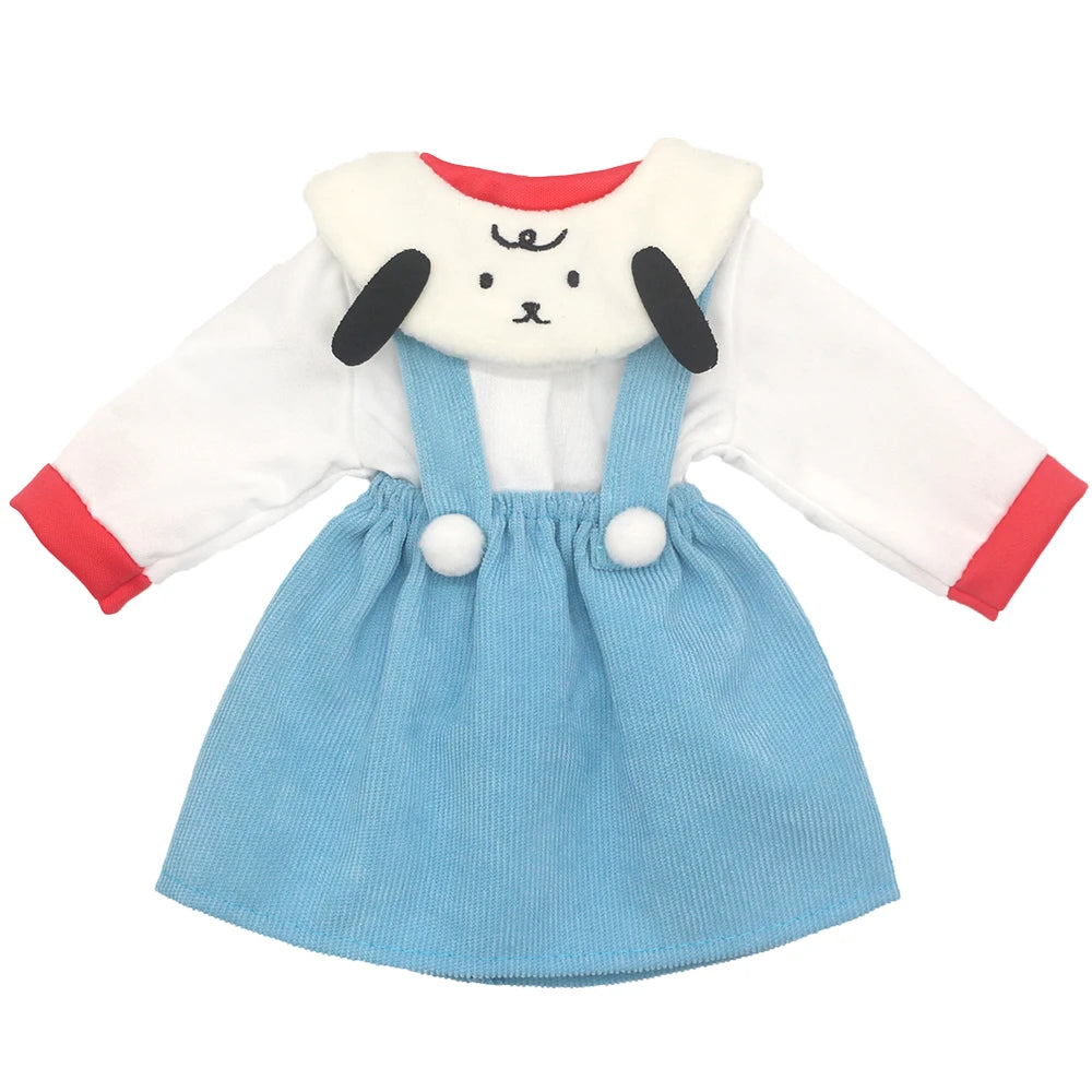 Baby Doll Outfits Set with Shoes for 13-18 Inch Dolls