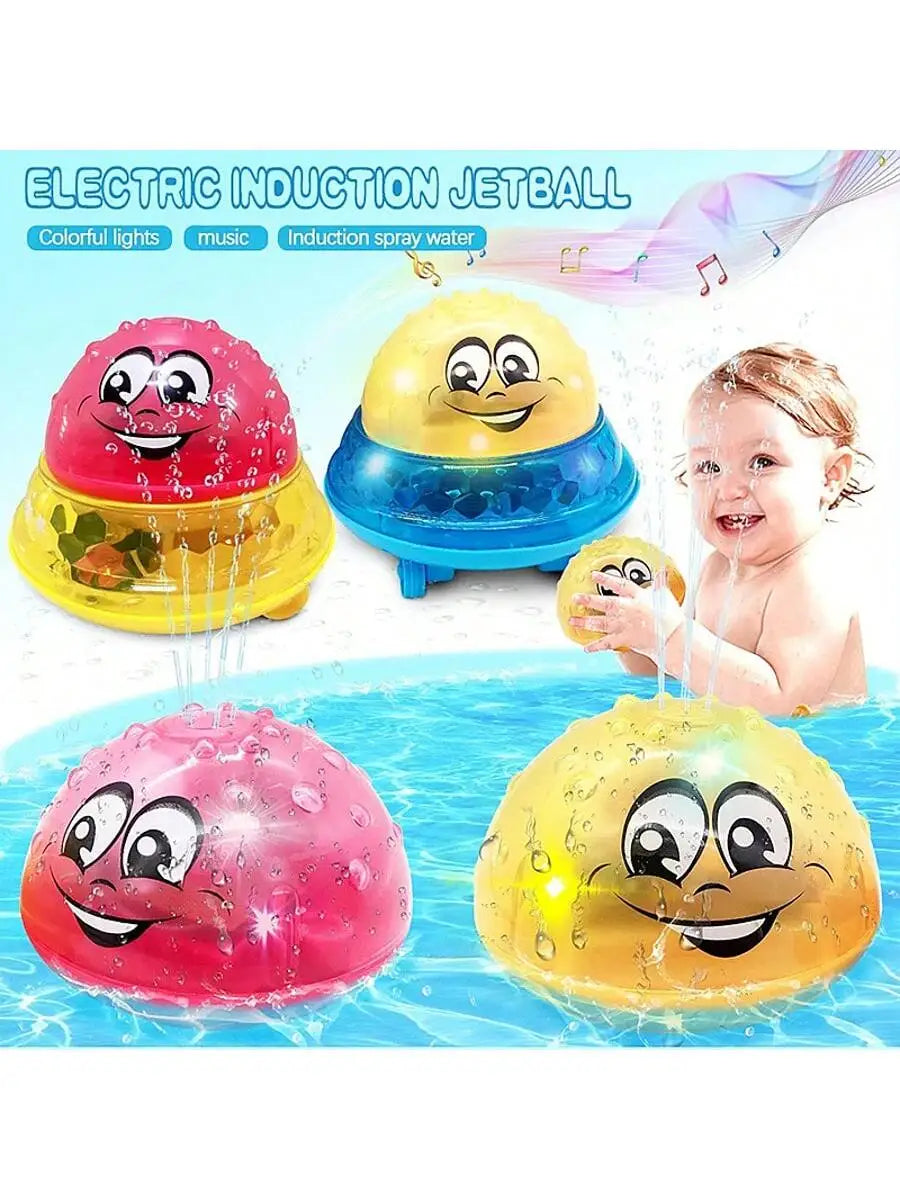 Light-Up Whale Sprinkler Bath Toy for Kids 6-36M