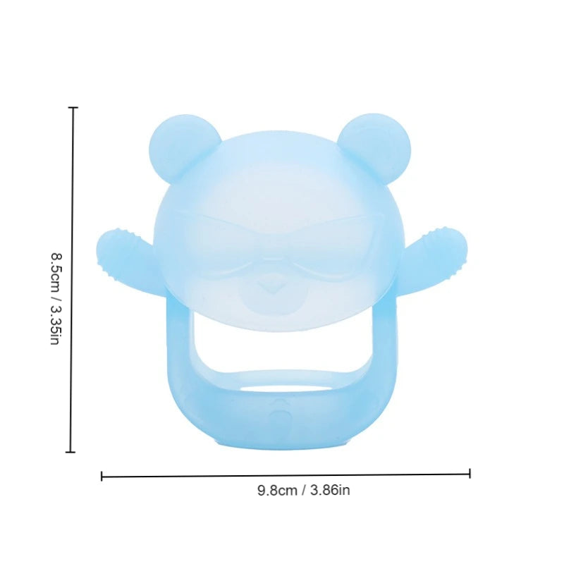 Never-Drop Silicone Teether Pacifier for Newborns