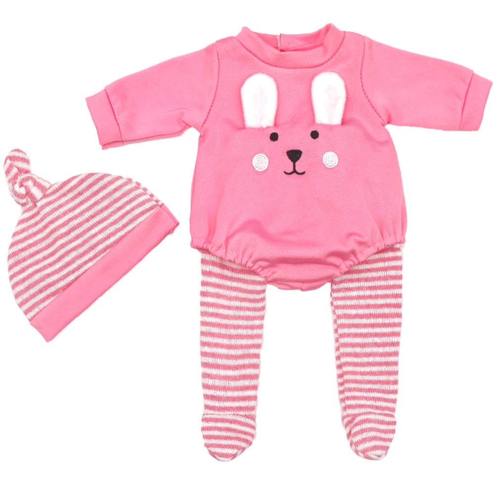 Baby Doll Outfits Set with Shoes for 13-18 Inch Dolls