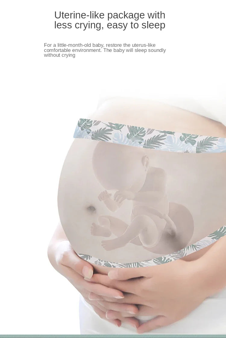 Newborn Baby Wrap Sling with Nursing Cover 0-36M