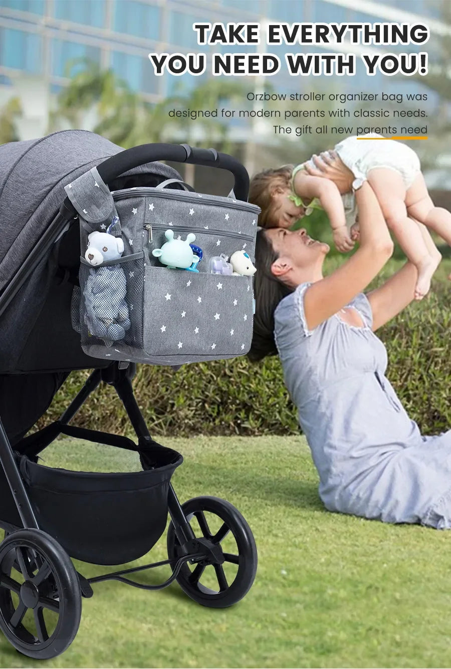Large Capacity Diaper Backpack for Moms
