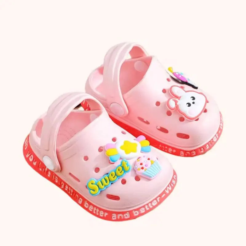 Summer Kids Sandals | Soft Anti-Skid Cartoon Hole Shoes for Boys & Girls