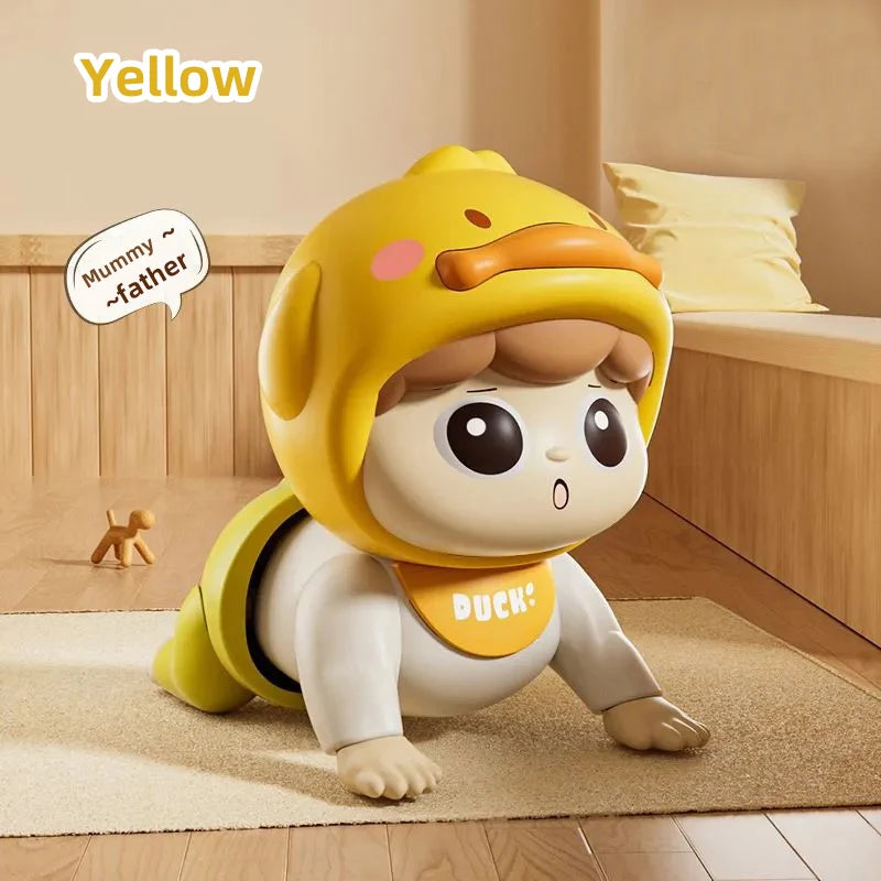 Crawling Guidance Musical Doll Toy for Babies 0-12M